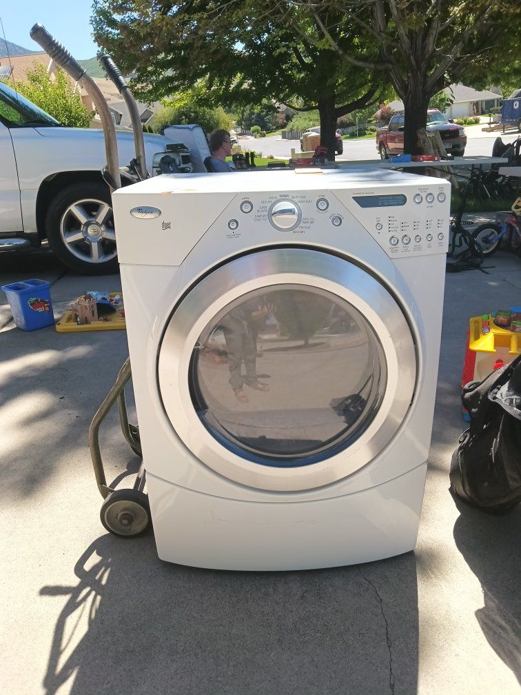 Whirlpool Duet Front Load Gas Dryer - White, Multiple Cycles