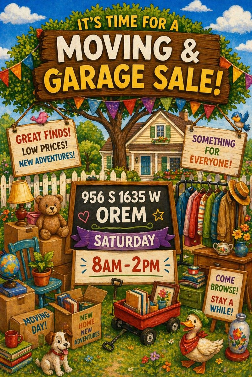 Moving and Garage Sale