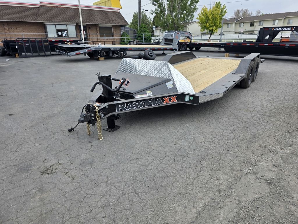 2027 RawMaxx 18' SLX 14K Car Hauler Flatbed Traile