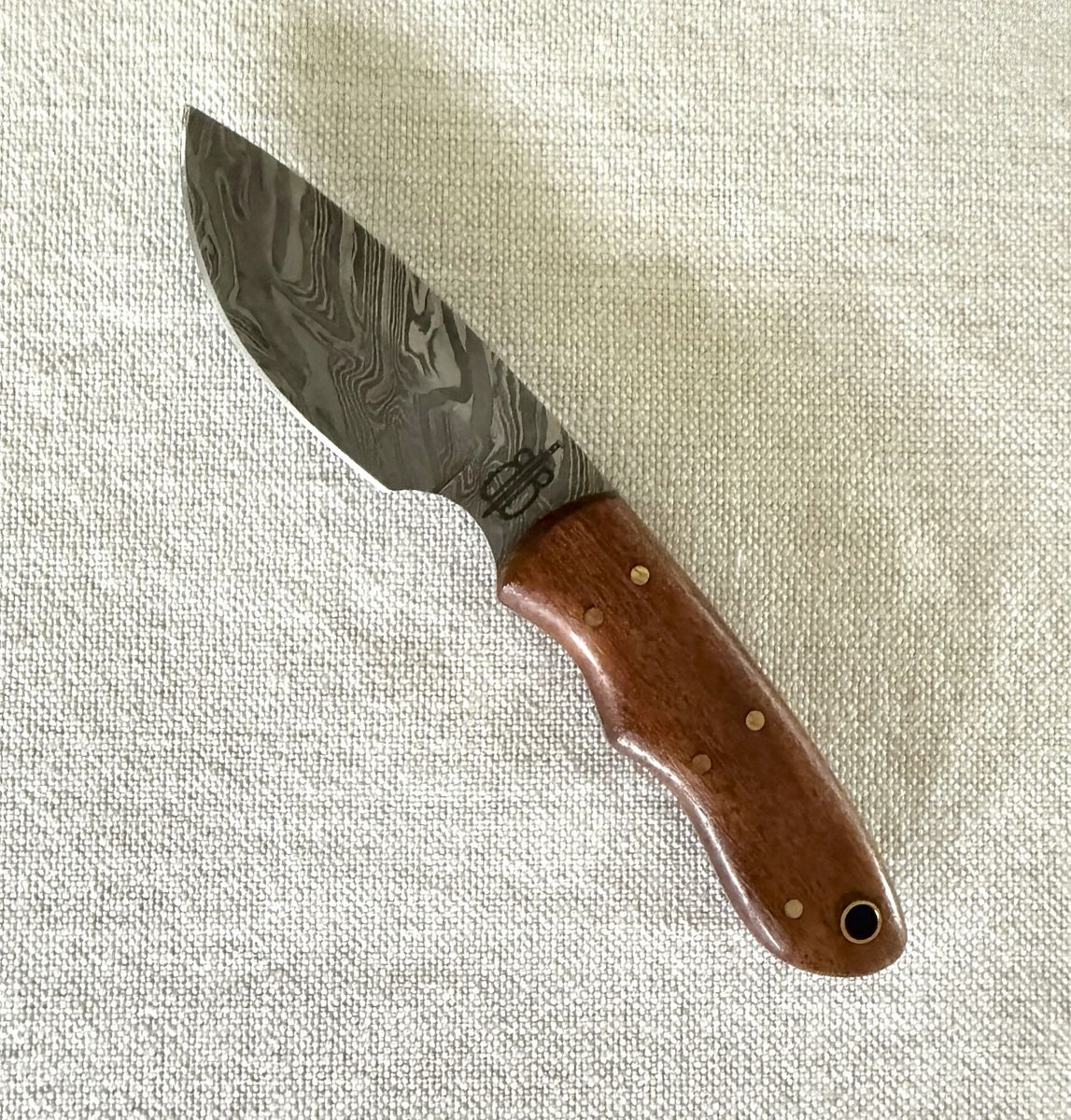 Buck n Bear Mini Hunter Damascus Steel Knife