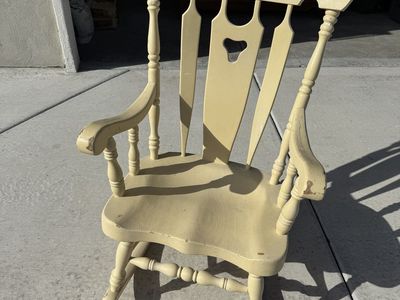 Solid wood rocking chair