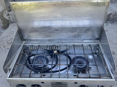 Camp Chef Mountaineer Stove raft river overland camping