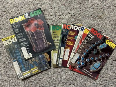 Rock / gem / lapidary vintage magazines