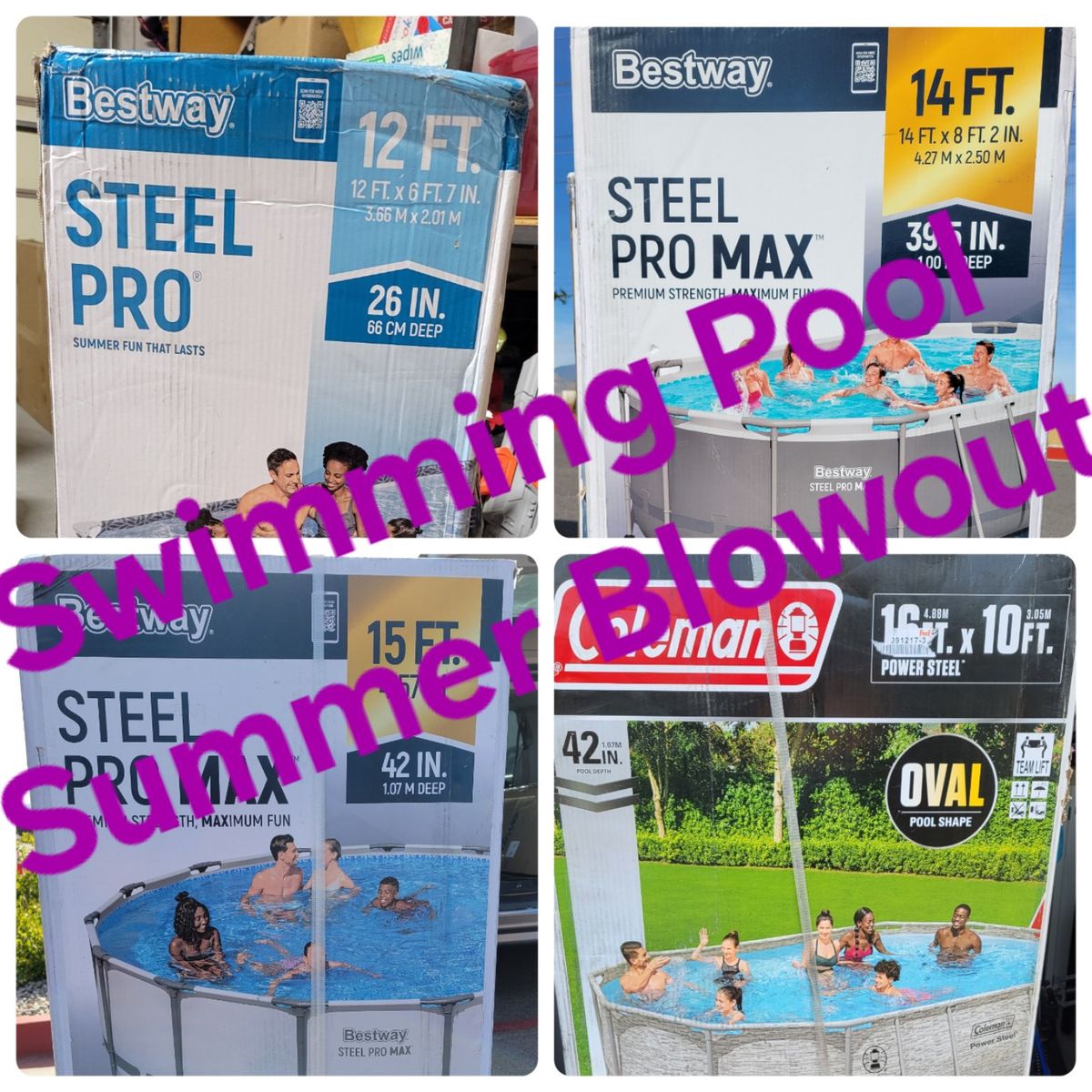 Swimming Pool Summer blowout sale
