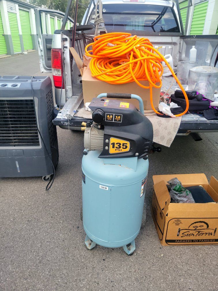 McGraw 20-Gallon 135 PSI Portable Electric Air Compressor with Hose