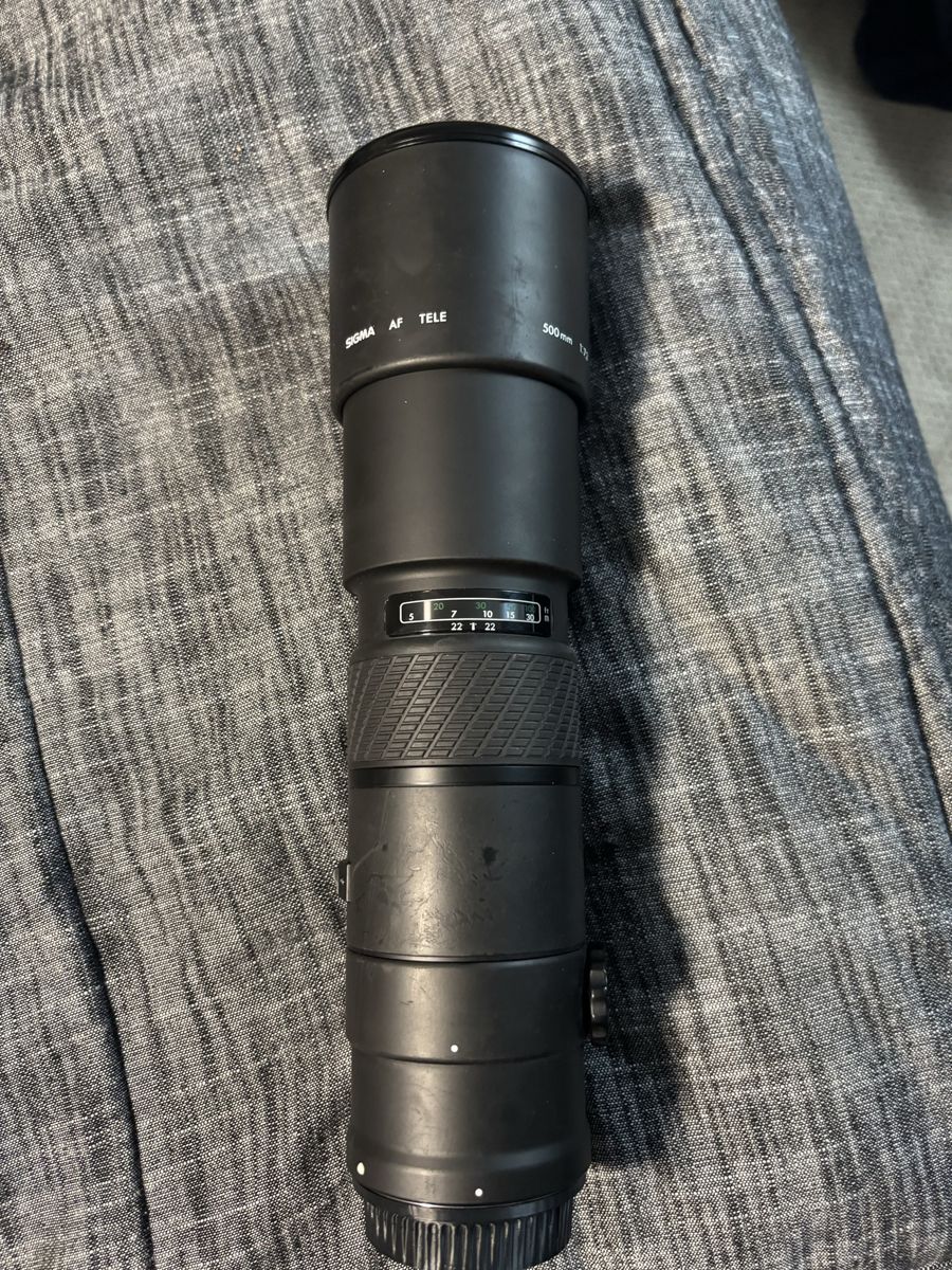 Sigma AF Tele 500mm 1:7.1 Canon EF Camera Lens - Autofocus Telephoto Lens