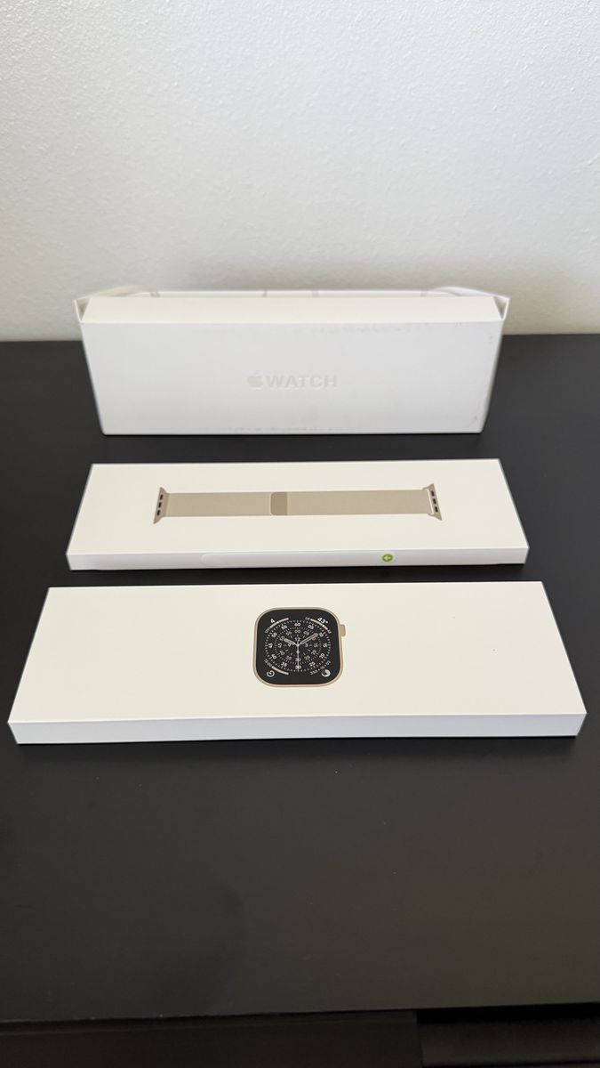 NEW Apple Watch Series 11 – Titanium Gold 46MM