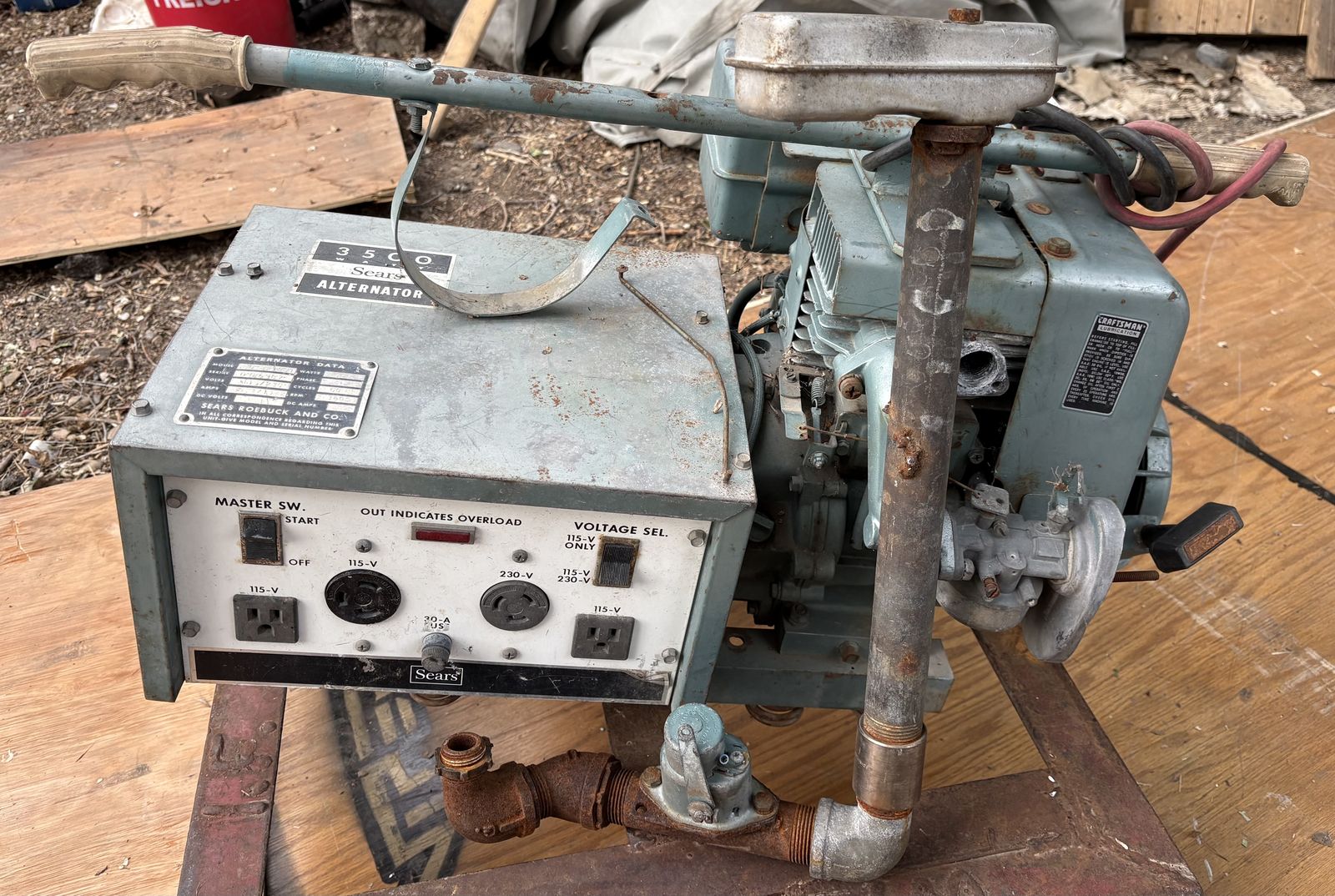 Vintage Sears Craftsman Generator