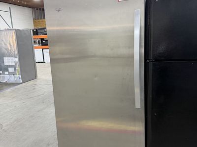 Great Whirlpool Stainless Steel Single Door Upright Freezer- Used