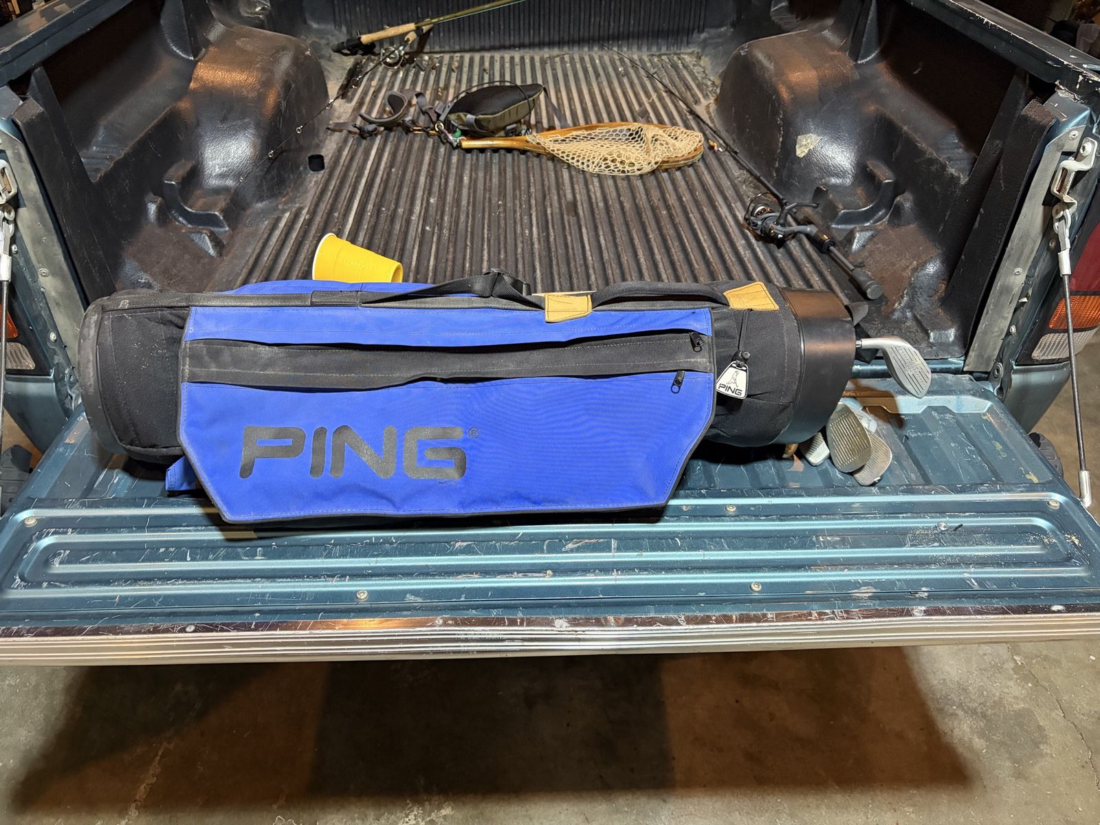 Old Clubs WIth Ping Bag