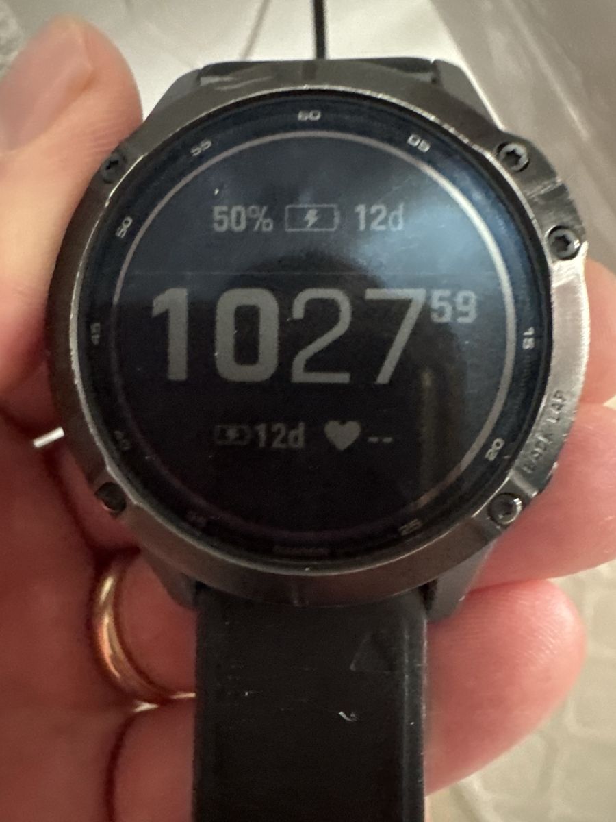 Garmin Fenix 6 Pro Solar GPS Multisport Watch with Charging Cable
