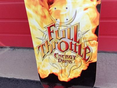 New Full Throttle Snowboard Way Cool Graphics!