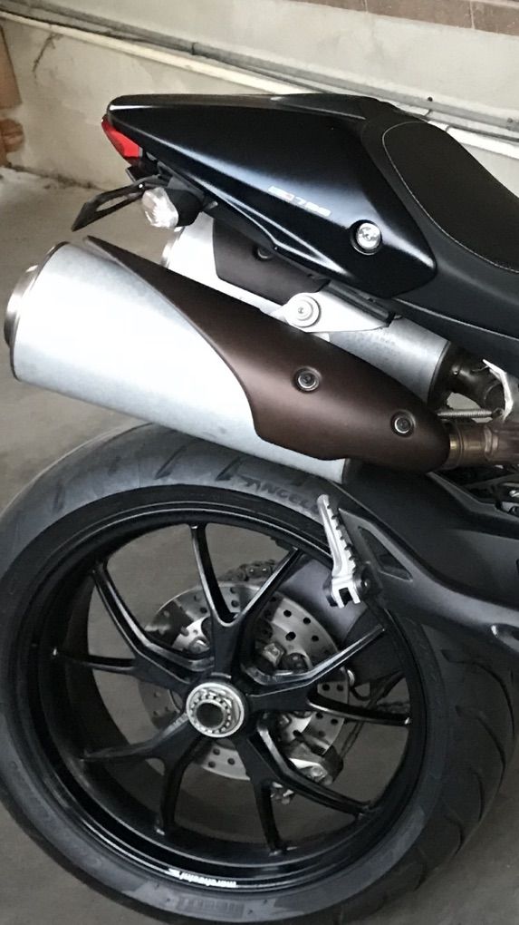 Ducati Monster 796 Stock OEM Mufflers 2010-2014