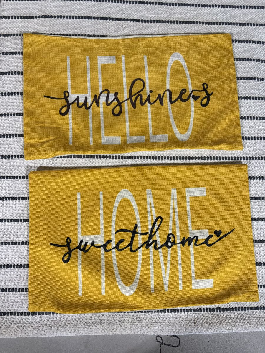 2 Summer Pillow Covers
