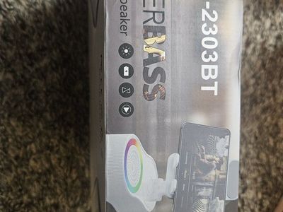 Betterbass WYS-2303BT Wireless Speaker - Portable Bluetooth Speaker with RGB Lighting