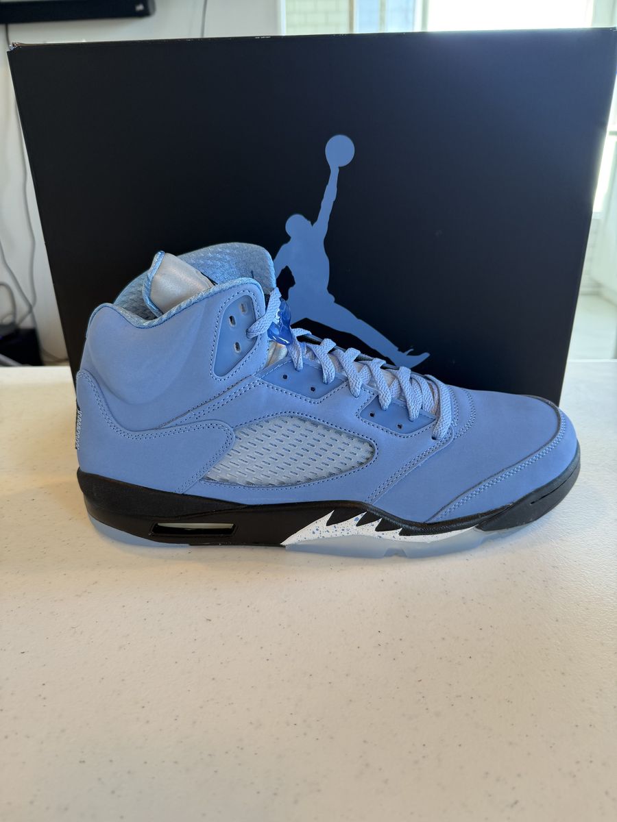 DS Air Jordan 5 UNC University Blue Shoes Size 14