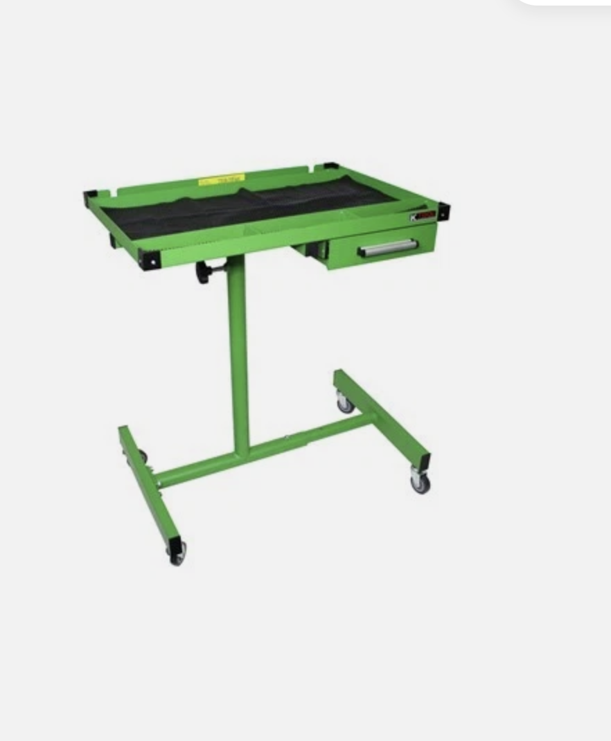 Brand New 30" Adjustable Work Table - Matte Green