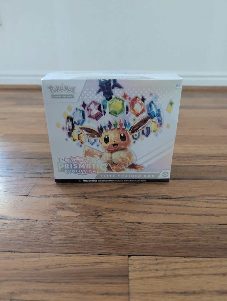 Pokemon elite trainer box, prismatic evolutions