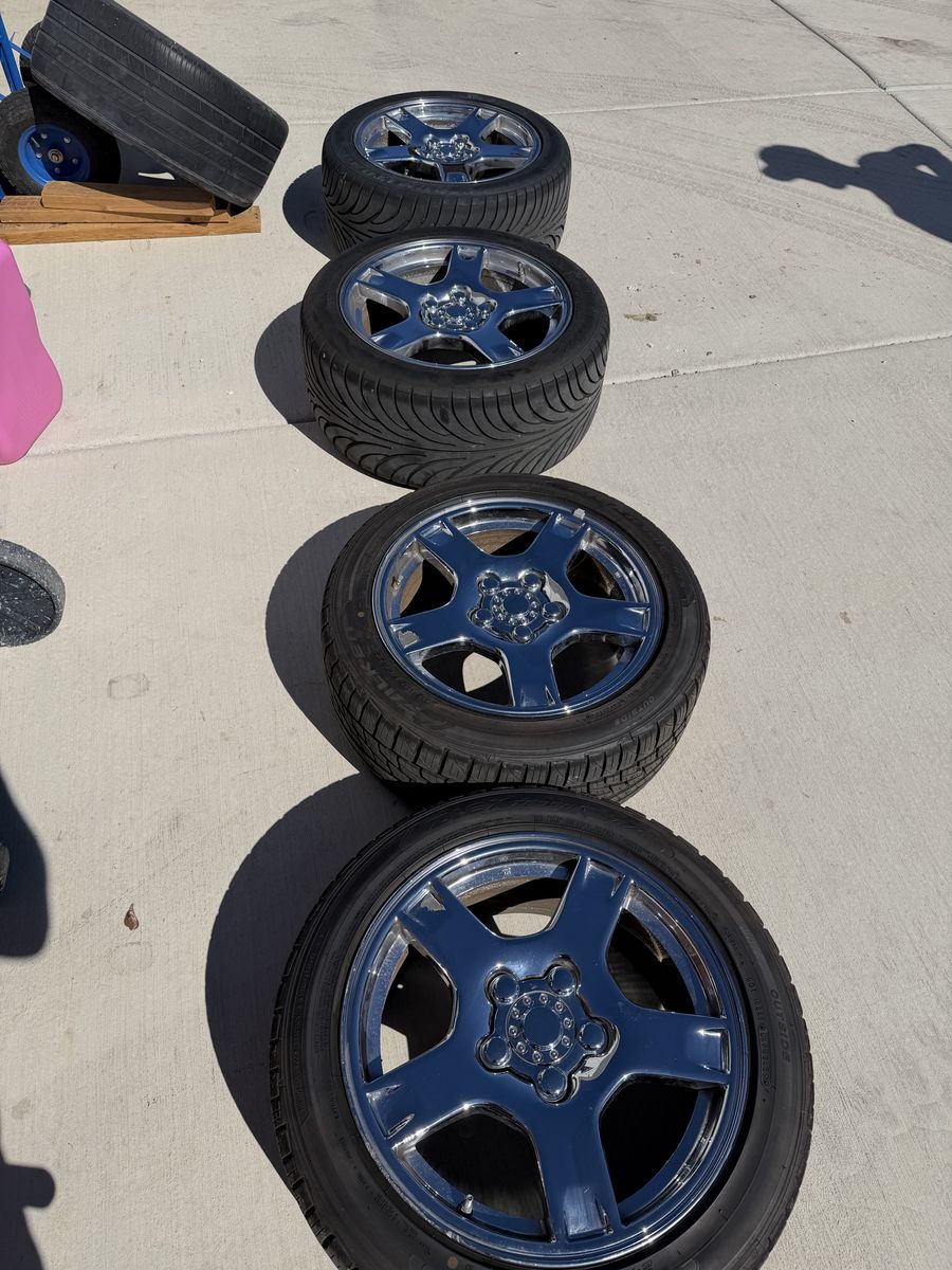 C5 corvette chrome wheels