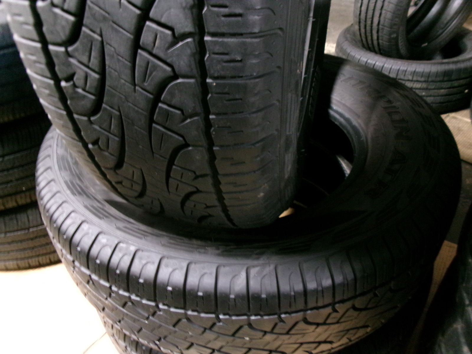 265/70R17 PIRELLI SCORPION ATR PAIR OF TWO USED TIRES