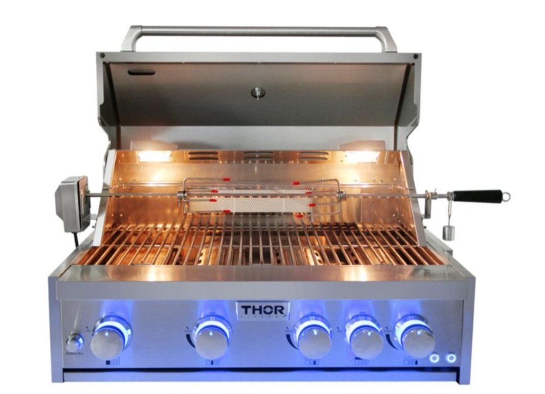 THOR Kitchen 32-Inch 4-Burner Built-In Gas Grill W
