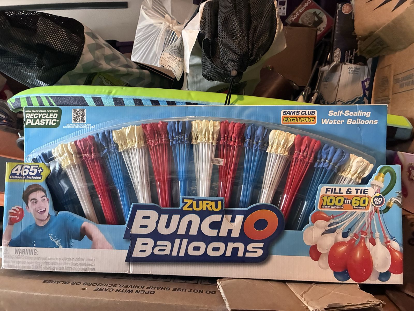Zuru Bunch O Balloons Self-Sealing Water Balloons Set (465+ Balloons)