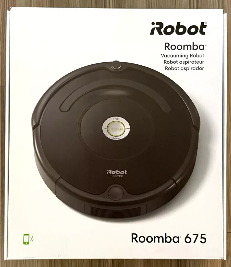 iRobot Roomba 675 Robot Vacuum-Wi-Fi Connectivity, Compatible with Alexa, Good for Pet Hair, Carpets, Hard Floors, Self-Charging