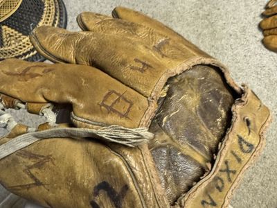 Vintage Leather Baseball Mitt Glove LHT Throw Old Antique
