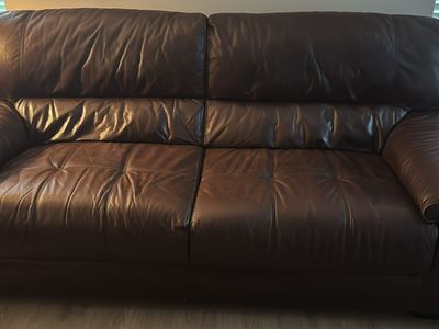 Leather sofa
