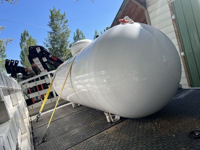 New 500 gallon White Propane Tank