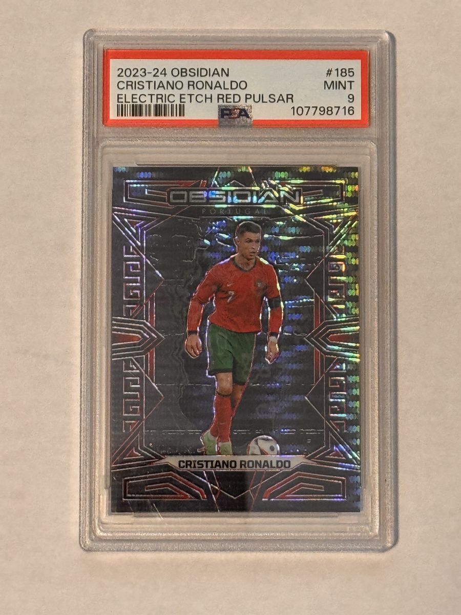 2023 Obsidian Cristiano Ronaldo Elec Etch Red /49