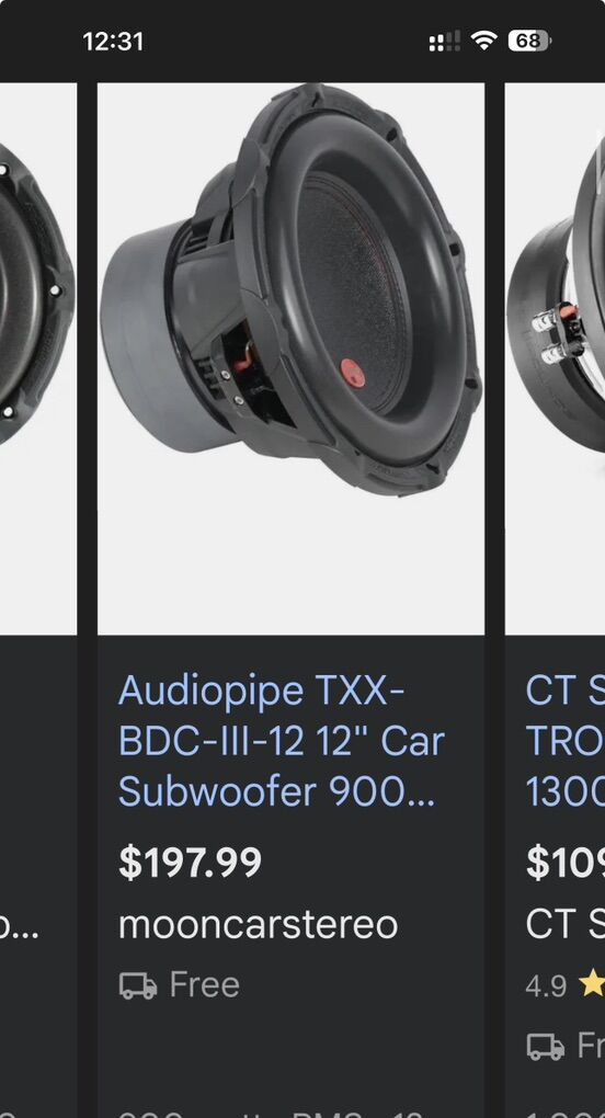 Audiopipe Ap3 Subwoofer 12