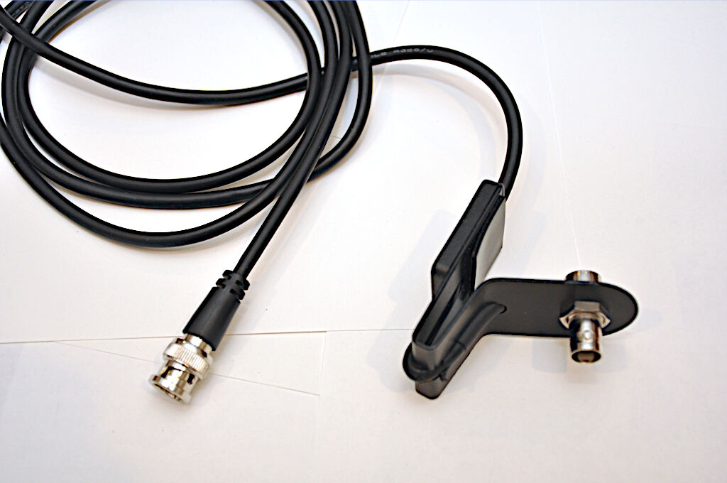 BNC antenna window clip for ham/cb radio or scanner