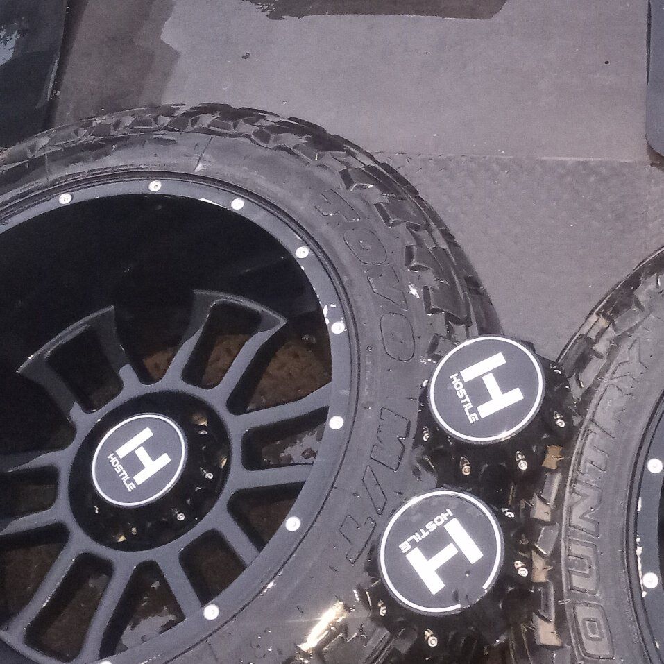 hostile caps and tires