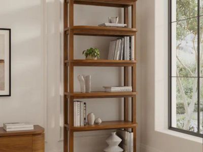 NEW IN BOX Article Maren 32" Shelving Unit - Walnut