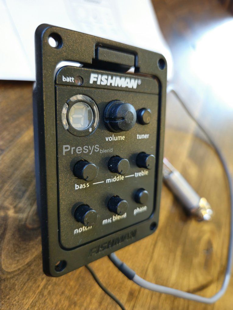 Fishman Acoustic Guitar Presys Onboard Blend Preamp Replacement New