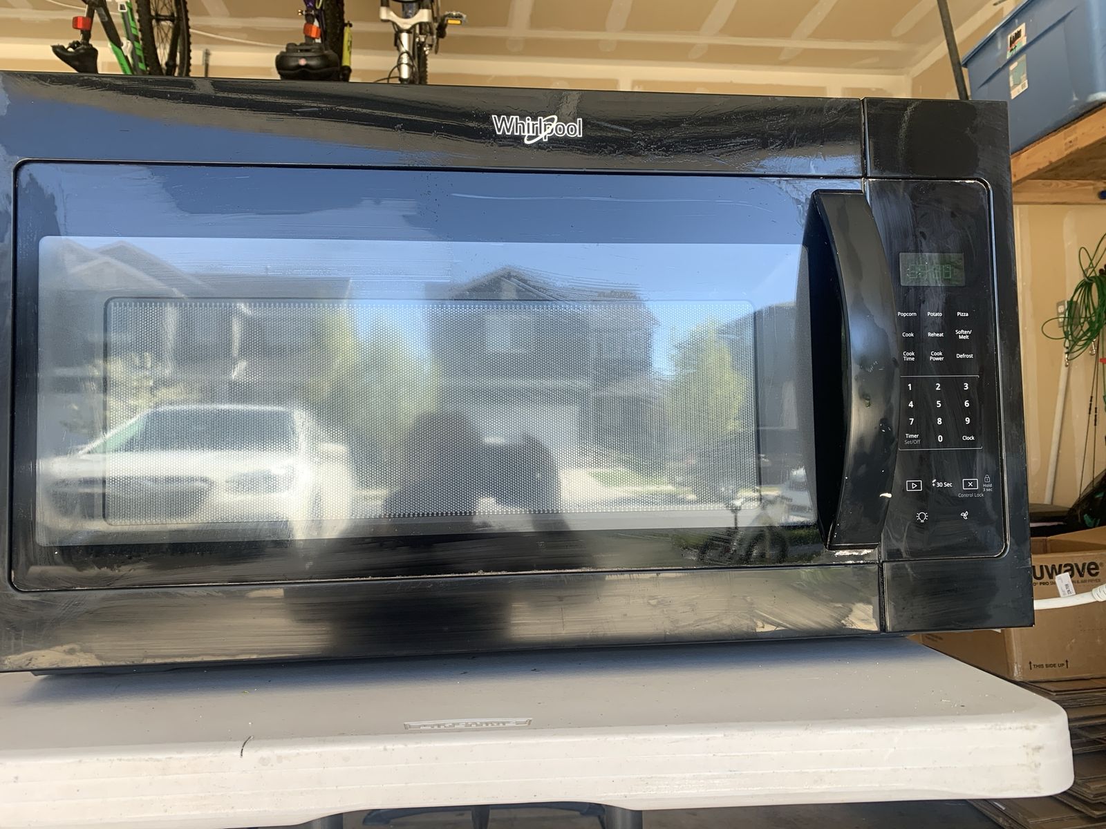 Over-the-Range Microwave + Mount – $180