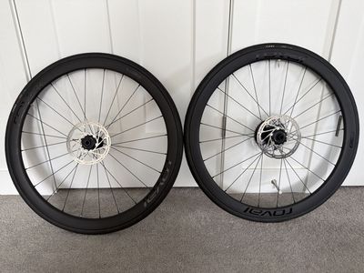 ROVAL C38 wheelset with tires and rotors new