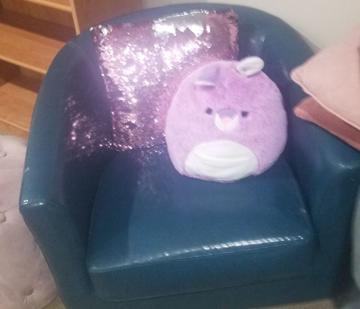 Pair of Aquamarine "Tub" Chairs