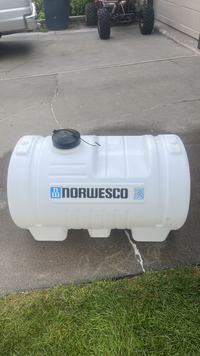 65-Gallon Norwesco Water Tank – Like New – $275 OBO