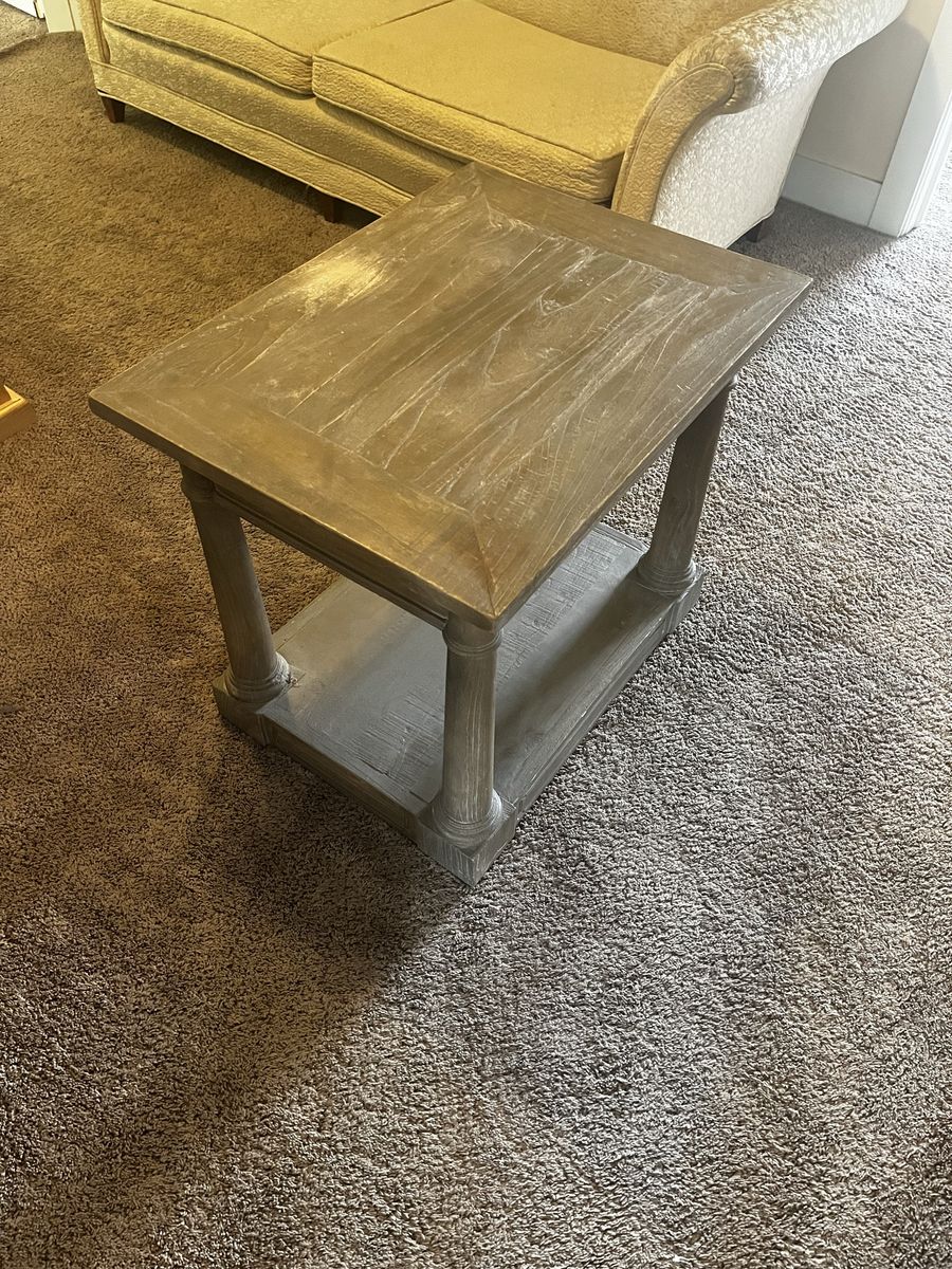 Solid hardwood end table or night stand