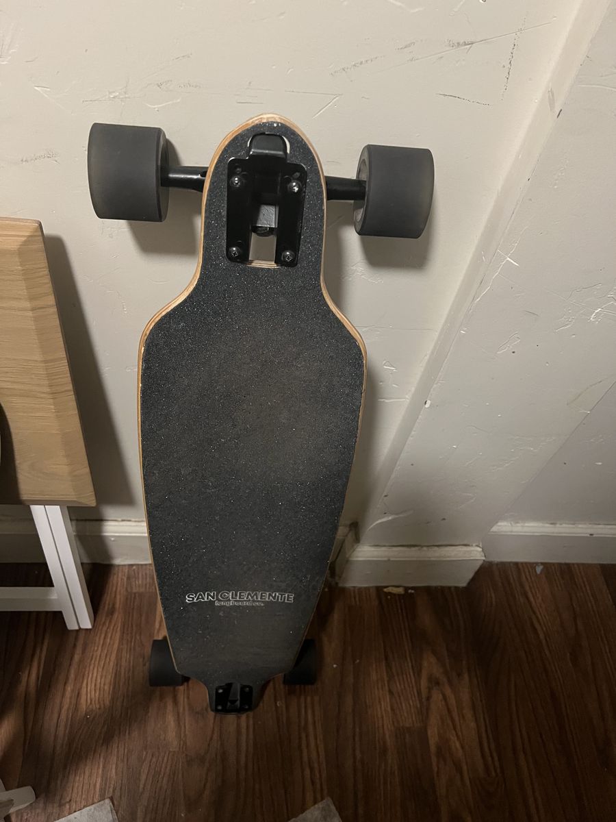 San Clemente Longboard with Trucks and Wheels