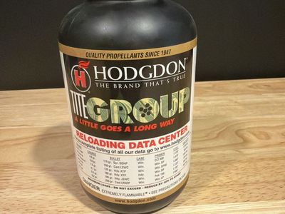 Hogden tight group Pistol powder