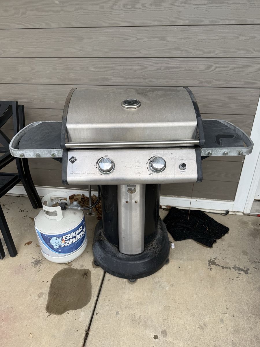Propane Grill W/ Cover And Tank Included