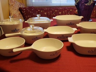 Classic Vintage Corning Ware 12-Piece Set