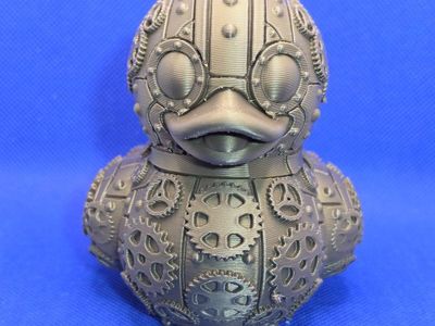 Steampunk Duck 3d Printed PLA