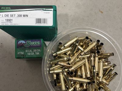 308 Dies, Brass And 168 TMK's