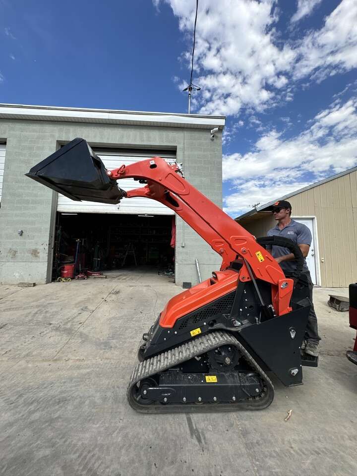Kubota SCL1000 Mini Track Skid Loader Rental - 36 Inch Wide Gate Access