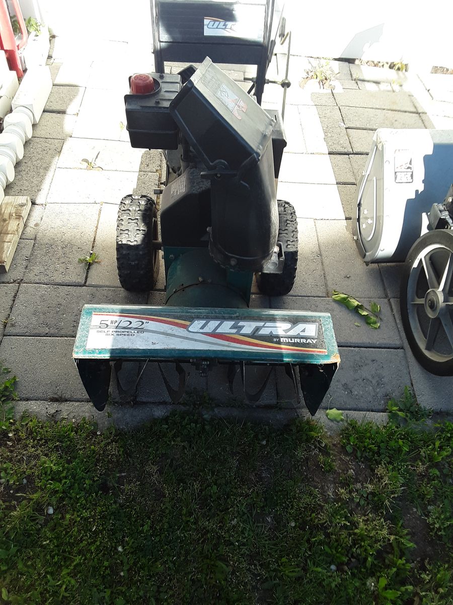 Ultra 5 hp Murray snow blower