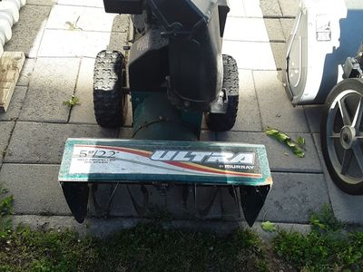 Ultra 5 hp Murray snow blower